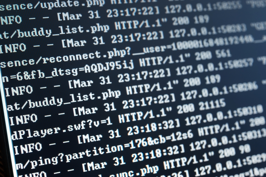 Web log files highlighted the importance of both capturing information and processing it well